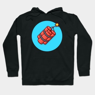 Bomb Cartoon Vector Icon Illustration Hoodie